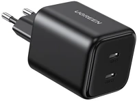 Ugreen X526 X526 hálózati töltő 2 type-c aljzat 45w, gyorstöltő, fekete kép