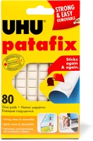 Uhu PATAFIX FEHÉR Patafix fehér gyurmaragasztó  - 80 db / csomag kép