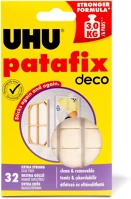 Uhu PATAFIX HOMEDECO - FEHÉR Patafix homedeco - fehér gyurmaragasztó  - 32 db / csomag kép