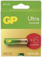Ultra B0221V Gp  alkáli elem aa 6 db kép