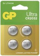 Ultra B32324 Gp  lítium gombelem cr2032 4db/bliszter kép