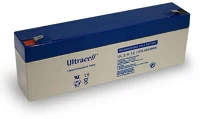 Ultracell UL2.4-12 12v 2.4ah zselés ólom akkumulátor gondozásmentes kép