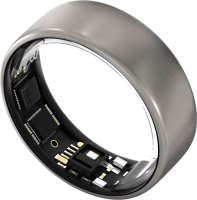 Ultrahuman SIZE-10- RAW_TITANIUM Ring air - smart ring, charger, usb cable / size-10- raw_titanium kép
