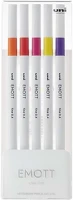Uni 07.01779 EMOTT 5 darabos 0,4mm (narancs, cinóber, pink, citromsárga, fukszia) kép