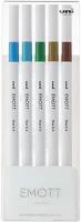 Uni 07.01781 EMOTT 5 darabos 0,4mm (égkék, türkiz, pálmazöld, sötétsárga, barna) kép