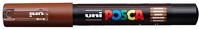 Uni 2UPC1MB Marker  dekor posca pc-1m barna 0,7 mm kép