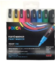 Uni POSCA PC-3M 8 Filctoll  posca pc-3m 8 darabos kép