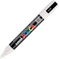Uni 2UPC5MFEH Posca marker pen pc-5m medium - white kép