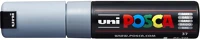 Uni 2UPC7MSZ Dekormarker 4,5-5,5mm,  posca pc-7m szürke kép