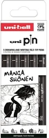 Uni 2UPIN5PASP013 Pin manga shonen 5 darabos rajzmarker készlet kép