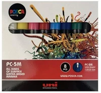 Uni COR_TUPC5M8 Dekormarker készlet, 1,8-2,5 mm,  