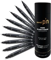 Uni COR_TUPINTUBE Rajzmarker készlet,  pin 