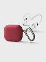Uniq 63960 Nexo apple airpods (3. generáció 2021) piros tok fülkampóval (63960) kép