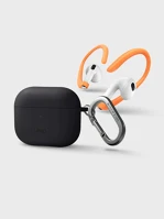 Uniq 63962 nexo apple airpods (3. generáció 2021) sötétszürke tok fülkampóval kép