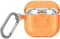 Uniq GLSPGCTR GLASE Glase pro apple airpods 4 tok karabinerrel, narancs kép