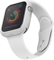 Uniq S44930 Apple watch 4-6, se (40mm), szilikon védőkeret,  lino, fehér kép