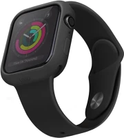 Uniq S44934 Apple watch 4-6, se (44mm), szilikon védőkeret,  lino, fekete kép