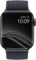 Uniq S55768 Apple watch 1-6 (42 / 44 mm), szövet pótszíj, fonott,  aspen, szürke kép