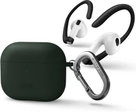 Uniq S63961 Bluetooth fülhallgató töltőtok tartó, szilikon + műanyag, vezeték kép