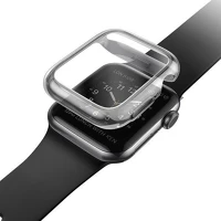 Uniq S64608 Apple watch 7-8 (45mm), szilikon védőkeret, 4h képernyővédő fóliával kép