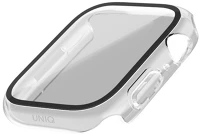 Uniq TOK ÜVEGFÓLIÁVAL Nautic apple watch 45mm műanyag tok üvegfóliával, átlátszó kép