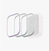 Uniq UNIQ-41MM-3IN1MDBUN Moduo apple watch 41mm/40mm 3db keret, zsálya, lila, fehér kép