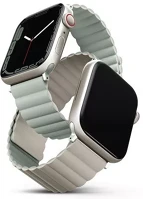 Uniq UNIQ-41MM-REVSAGBEG Revix mágneses szilikon szíj apple watch 38/40/41mm, zsálya/bézs kép