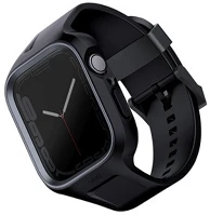 Uniq UNIQ-45MM-MONOSBLK Monos apple watch 44/45mm hibrid szíj + tok, fekete kép