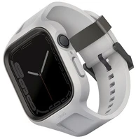 Uniq UNIQ-45MM-MONOSGRY Monos apple watch 44/45mm hibrid szíj + tok, szürke kép