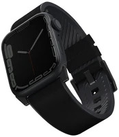 Uniq UNIQ 45MM STRABLK Straden vízálló bőr apple watch szíj, 49/45/44/42mm, fekete kép
