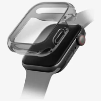 Uniq UNIQ-46MM-GARSMK Garde apple watch 11/ watch 10 46mm műanyag tok kijelzővédelemmel, fekete kép