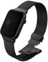 Uniq UNIQ-49MM-DANPGBLK Dante pro apple watch 49/46/45/44mm állítható fém óraszíj, fekete kép