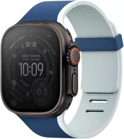 Uniq UNIQ-49MM-REV4MBLUPAQ Revix iv premium apple watch 42/41/40mm mágneses szíj, kék-szürke kép