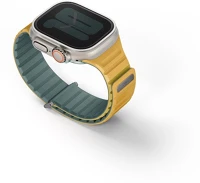Uniq UNIQ 49MM REVEVGRNBYEL Revix evo mágneses apple watch szíj, 49/45/44/42mm, zöld/ sárga kép