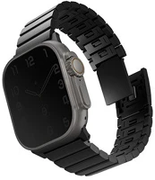 Uniq UNIQ 49MM STRVMBLK Strova magsafe apple watch állítható szíj, 49/45/44/42mm, fekete kép