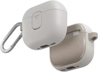 Uniq UNIQ-AIRPODS(2024)-CLYMGRYKHK Clyde apple airpods 4 tok karabinerrel, bézs kép
