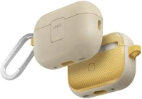 Uniq UNIQ-AIRPODSPRO2-CLYIVYCYEL Clyde apple airpods pro 2 tok karabinerrel, bézs-sárga kép