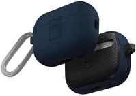 Uniq UNIQ-AIRPODSPRO2-CLYRBLUDGRY Clyde apple airpods pro 2 tok karabinerrel, kék-szürke kép
