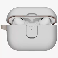 Uniq UNIQ-AIRPODSPRO3-CLYMGRYKHKI Clyde apple airpods pro 3 tok karabinerrel, szürke-khaki kép