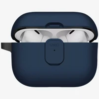 Uniq UNIQ-AIRPODSPRO3-CLYRBLUDGRY Clyde apple airpods pro 3 tok karabinerrel, kék-szürke kép