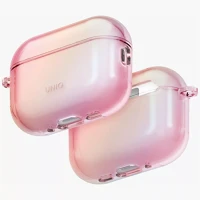 Uniq UNIQ-AIRPODSPRO3-IRDPPRS Iridescia apple airpods pro 3 tok karabinerrel, rózsaszín kép