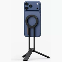 Uniq UNIQ-ARCUS-CARBVOLT selfie bot / tripod állvány kulcsatartóra akasztható résszel, fekete kép