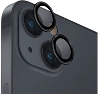 Uniq 14/14 Optix apple iphone 14/14 plus tempered glass kamera védő üvegfólia, fekete kép