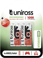 <span itemprop='brand'>Uniross</span> <span itemprop='sku'>hybrio 4xaaa</span>