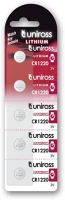 Uniross CR1220 3V Cr1220 3v lítium gombelem 5db/csomag kép