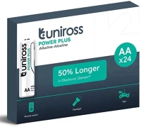 Uniross LR6 AA Elem  power plus 1,5v lr6 aa ceruza tartós alkáli elem 24 db/csomag kép