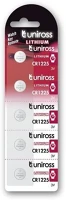 Uniross U5CR1225 Cr1225 3v lithium gombelem 5db/bliszter kép