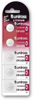 Uniross U5CR1620 3V U5cr1620 3v lítium gombelem 5db kép