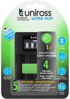 Uniross UCU005 Ultra aa/aaa védelemmel processzoros lcd gyorstöltő kép
