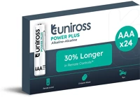 Uniross UPPAAABX24 1,5v lr03/aaa/mikro tartós alkáli elem power plus 24db/csomag kép